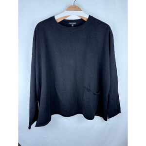 Women's Eileen Fisher Sweater Black Size XL